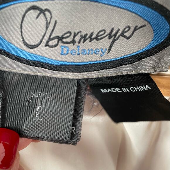 Obermeyer Delaney Red Hooded Ski Snowboard Jacket Men's Size Large - Picture 9 of 11